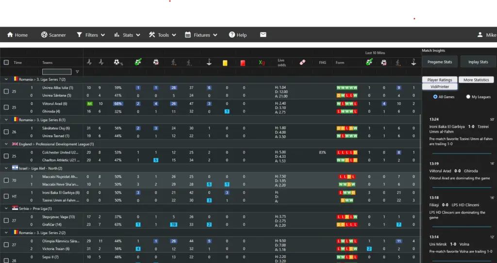 Live betting exchange market showing real time odds updates during a football match