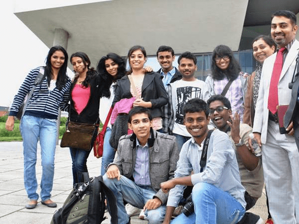 Students from diverse backgrounds in India, including SC, ST, OBC and minorities, eligible for the Central Sector Scholarship based on merit and income.