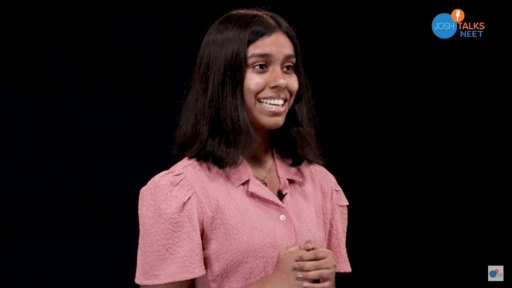 A confident Indian girl student at university, reflecting real-life success stories made possible by the Central Sector Scholarship scheme.